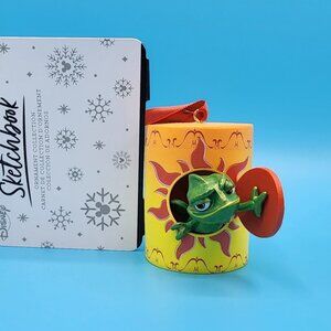 Disney Tangled Pascal In Lantern Sketchbook Christmas Ornament Holiday NEW